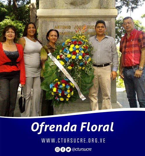 CTur Sucre ofició Misa en la Santa Inés y se realizó ofrenda floral al Mariscal Sucre | Turismo Sucre | Estado Sucre
